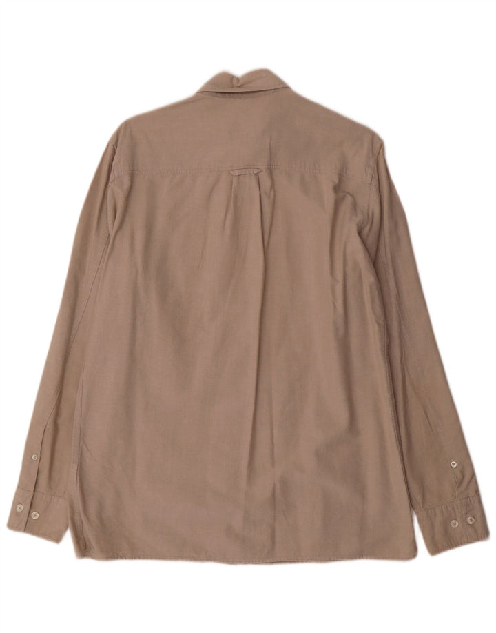 Koszula męska Massimo Dutti, bawełniana, średnio beżowa