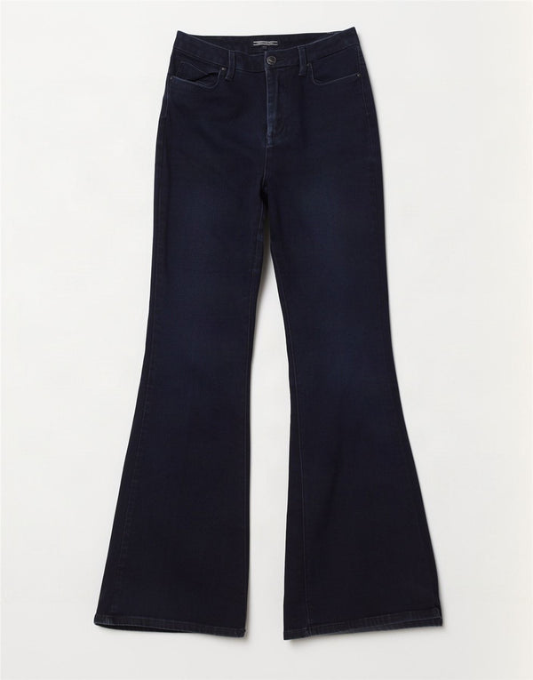 Damskie jeansy rozkloszowane Tommy Hilfiger W29 L32 Niebieskie bawełniane