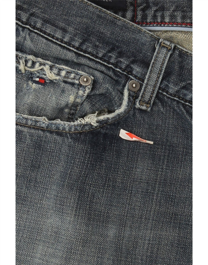 Męskie proste dżinsy Tommy Hilfiger W40 L32 Niebieskie bawełniane