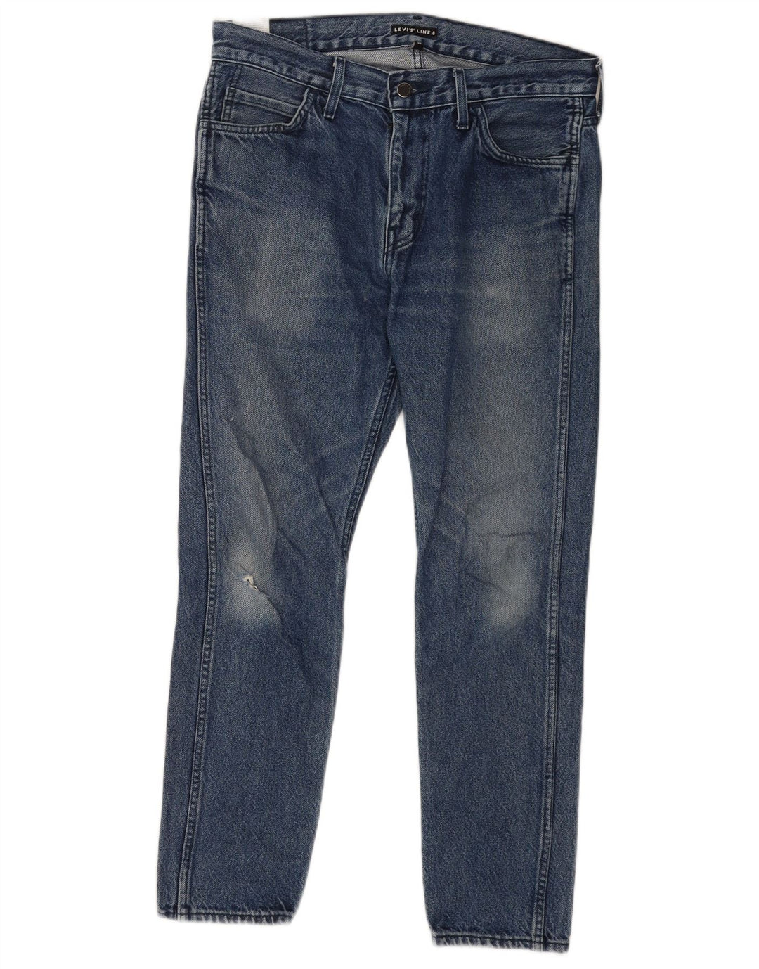 Męskie jeansy Levi's Line 8 Slim W32 L30 Niebieska bawełna