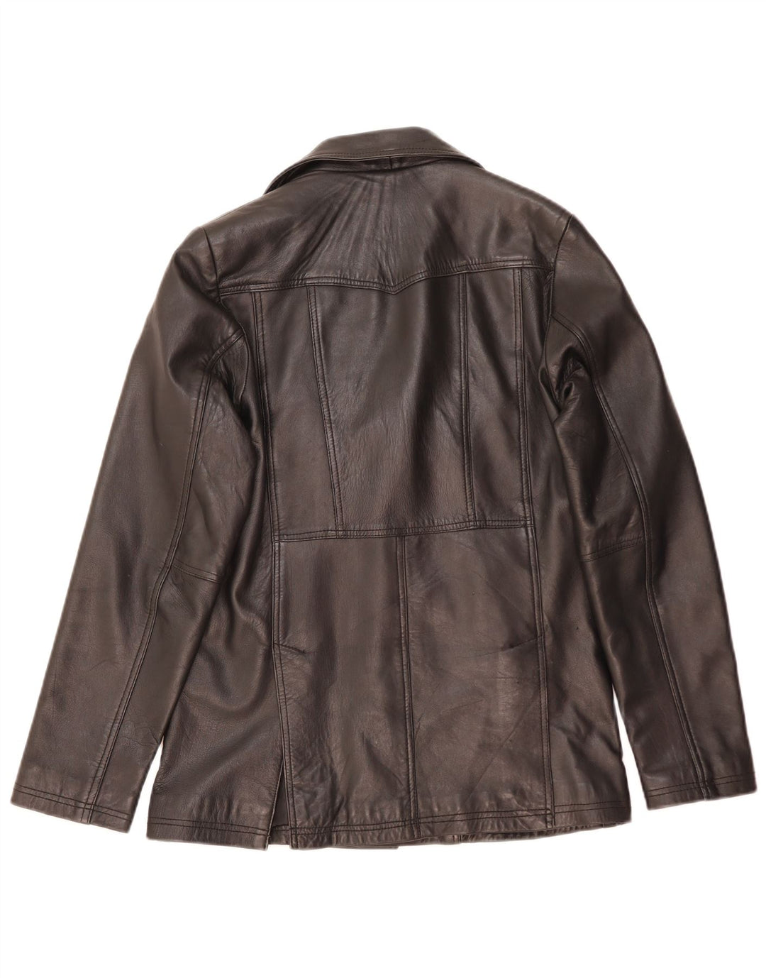 Męska kurtka skórzana MDM UK 38 Średnia czarna skóra