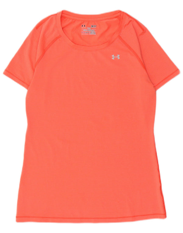 Damska koszulka Under Armour Heat Gear Top UK 10, mała, pomarańczowa, poliester