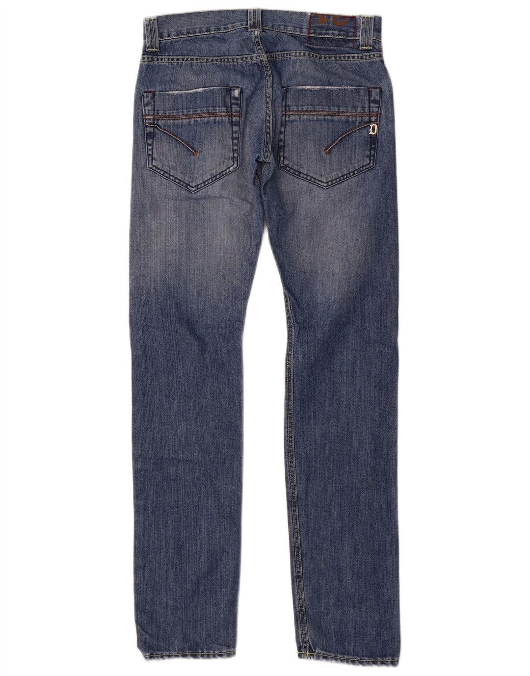 Dondup Męskie jeansy slim W31 L33 Niebieskie bawełniane