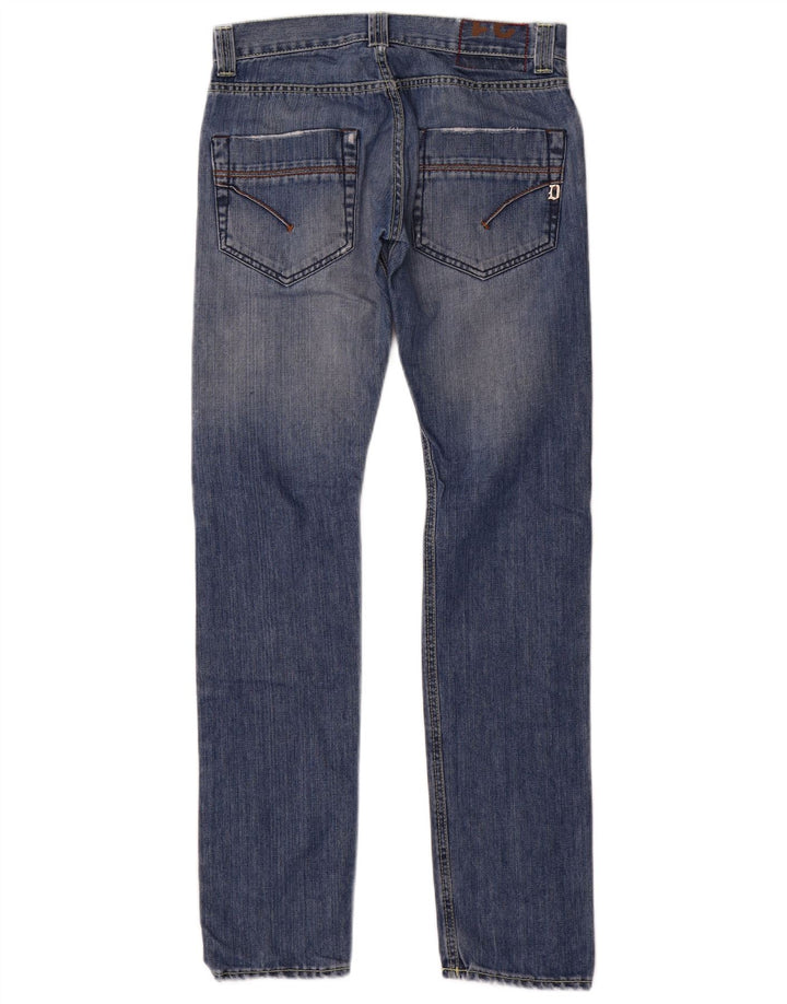 Dondup Męskie jeansy slim W31 L33 Niebieskie bawełniane