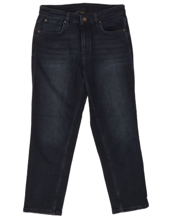 Damskie jeansy zwężane MASSIMO DUTTI EU 40 Medium W30 L27 Granatowa bawełna