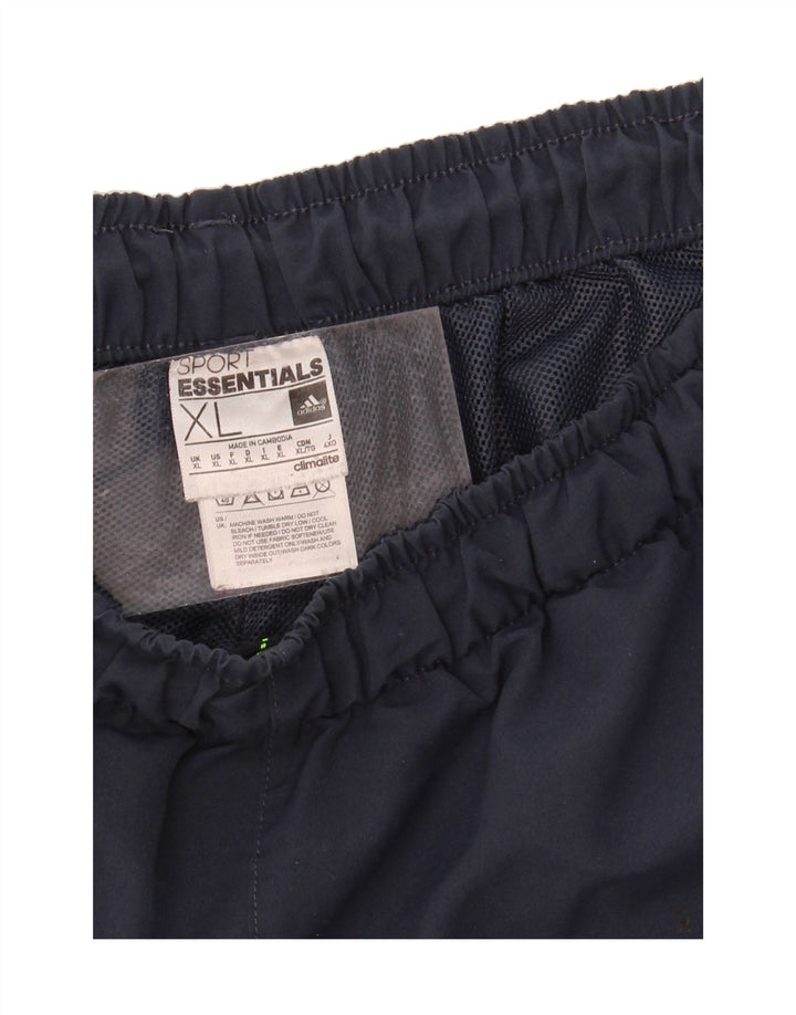 ADIDAS Mens Climalite Sport Shorts XL  Navy Blue Polyester Vintage Adidas and Second-Hand Adidas from Messina Hembry 