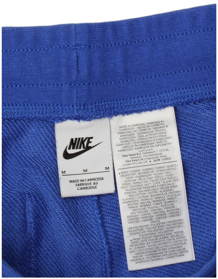 Męskie spodenki sportowe Nike Graphic, średnioniebieskie, bawełniane