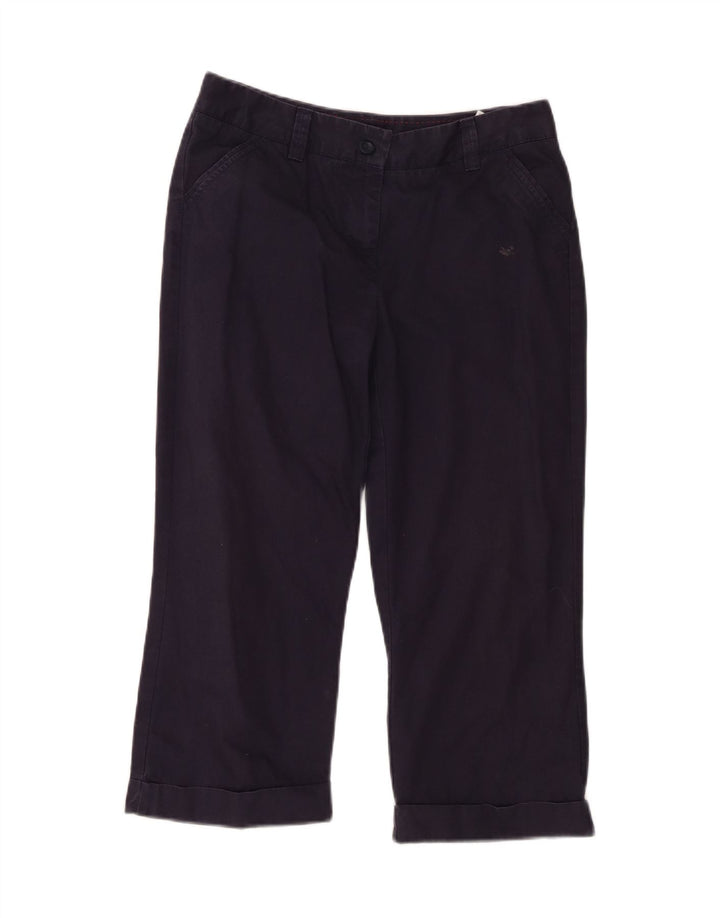 Spodnie damskie Capri Marks & Spencer UK 10 Small W30 L21 Granatowe