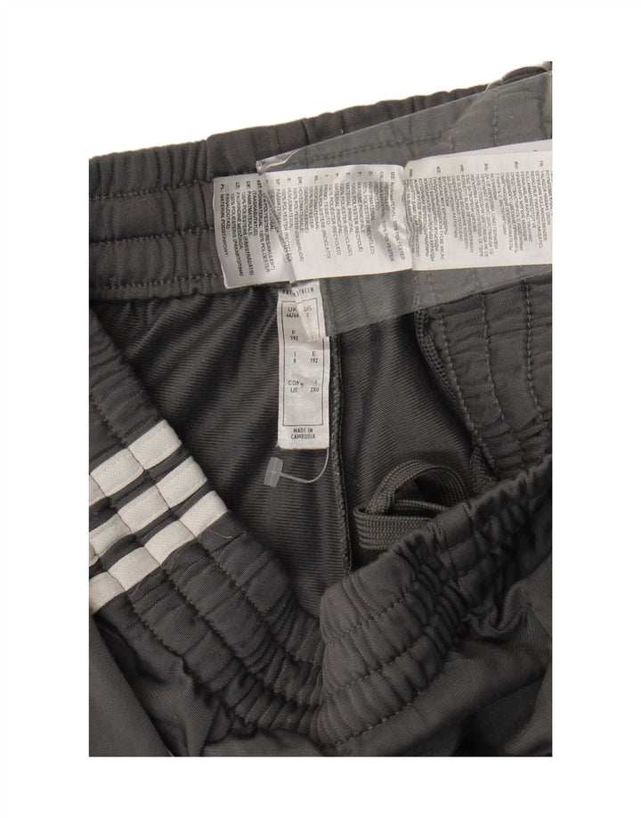 Męskie spodnie dresowe Adidas Joggers UK 44/46 Duży szary poliester