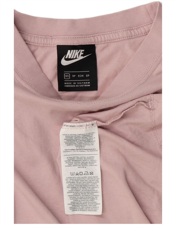 T-shirt męski Nike Top XS, różowy, bawełniany