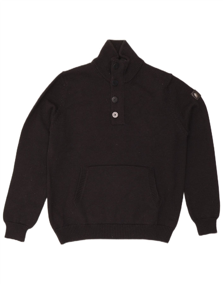 Męski sweter zapinany na guziki Marina Yachting 2XL, czarna wełna