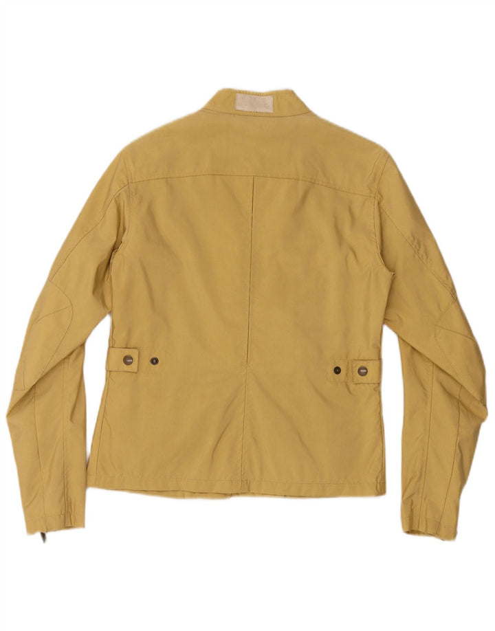 Damska kurtka racer Belstaff IT 42, średni żółty nylon
