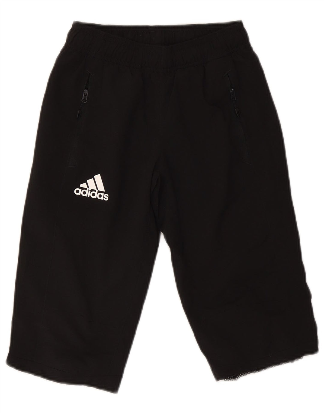 Adidas Chłopięce Bermudy Sportowe Spodenki 9-10 Lat Czarny Poliester