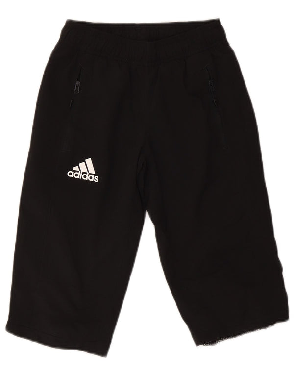 Adidas Chłopięce Bermudy Sportowe Spodenki 9-10 Lat Czarny Poliester
