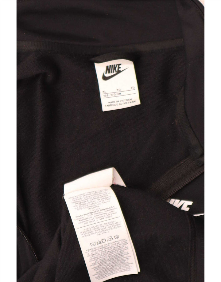 Chłopięca kurtka dresowa Nike Graphic 12-13 lat XL, czarna, poliestrowa