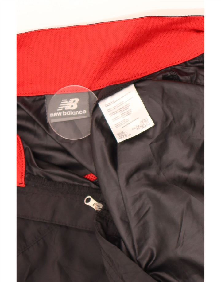 Męska kurtka dresowa New Balance, duża, czarna, z poliestru