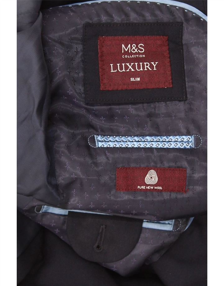 Marks & Spencer Męska marynarka zapinana na 2 guziki, UK 38, średni granat
