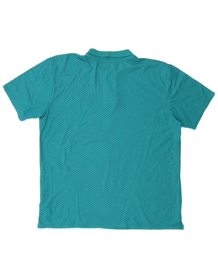 Męska koszulka polo Umbro 2XL turkusowa