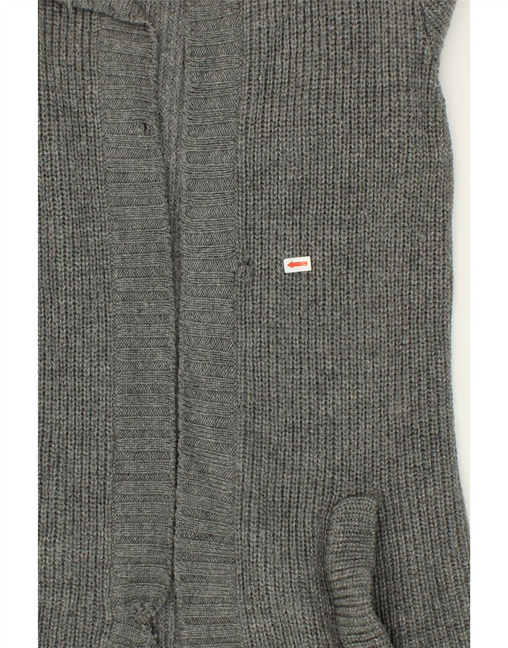 PAUL & SHARK Womens Open Cardigan Sweater UK 12 Medium Grey Vintage Paul & Shark and Second-Hand Paul & Shark from Messina Hembry 