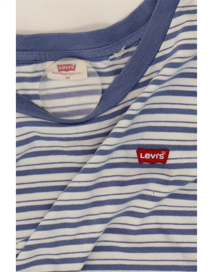 Koszulka męska Levi's Top 3XL w niebieskie paski