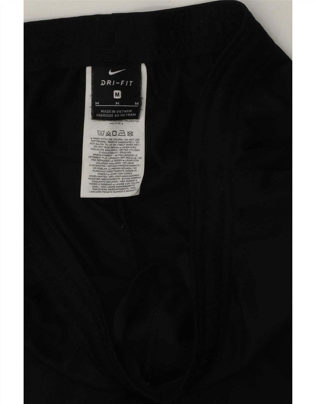 Męskie spodnie dresowe Nike Dri Fit, średni czarny poliester
