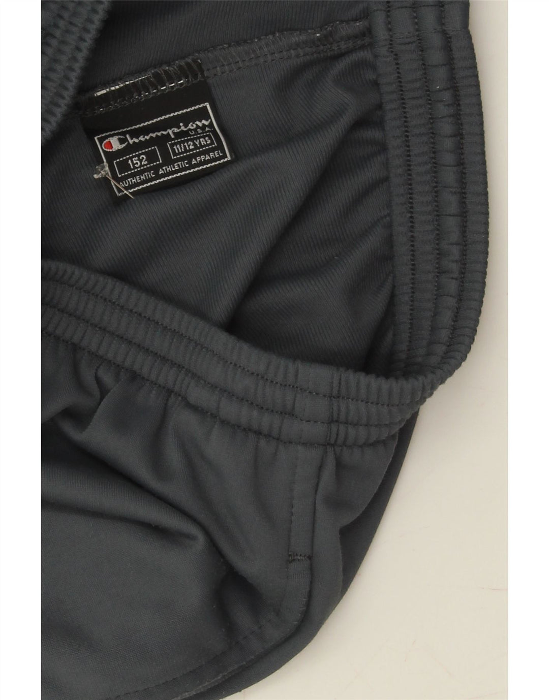 CHAMPION Boys Graphic Tracksuit Trousers 11-12 Years  Grey Polyester Vintage Champion and Second-Hand Champion from Messina Hembry 