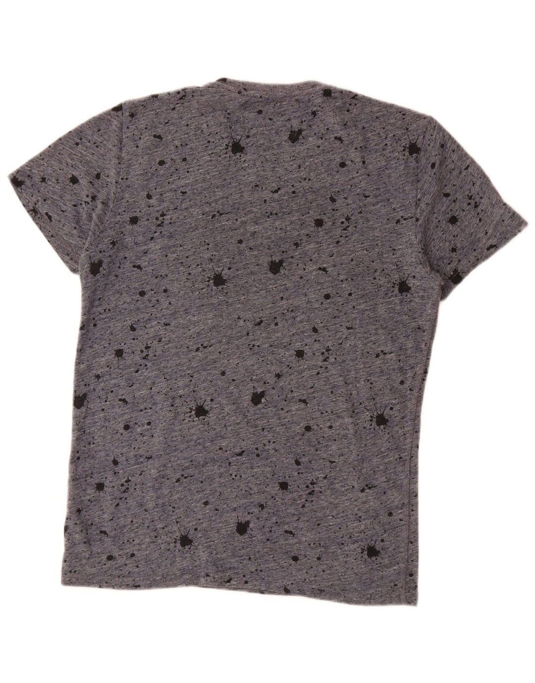 Męski T-shirt z grafiką Superdry, średnioszary, bawełniany Tie Dye