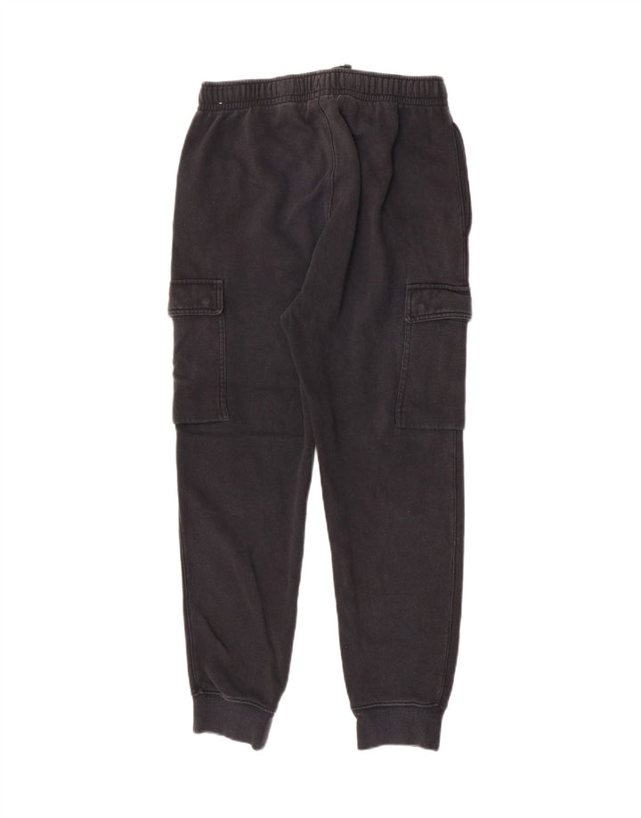 Męskie spodnie dresowe Nike Cargo, małe, czarne, bawełniane