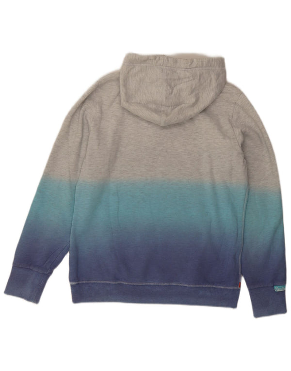 Damski sweter z kapturem Superdry z grafiką, UK 18 XL, szary, bawełniany Tie Dye