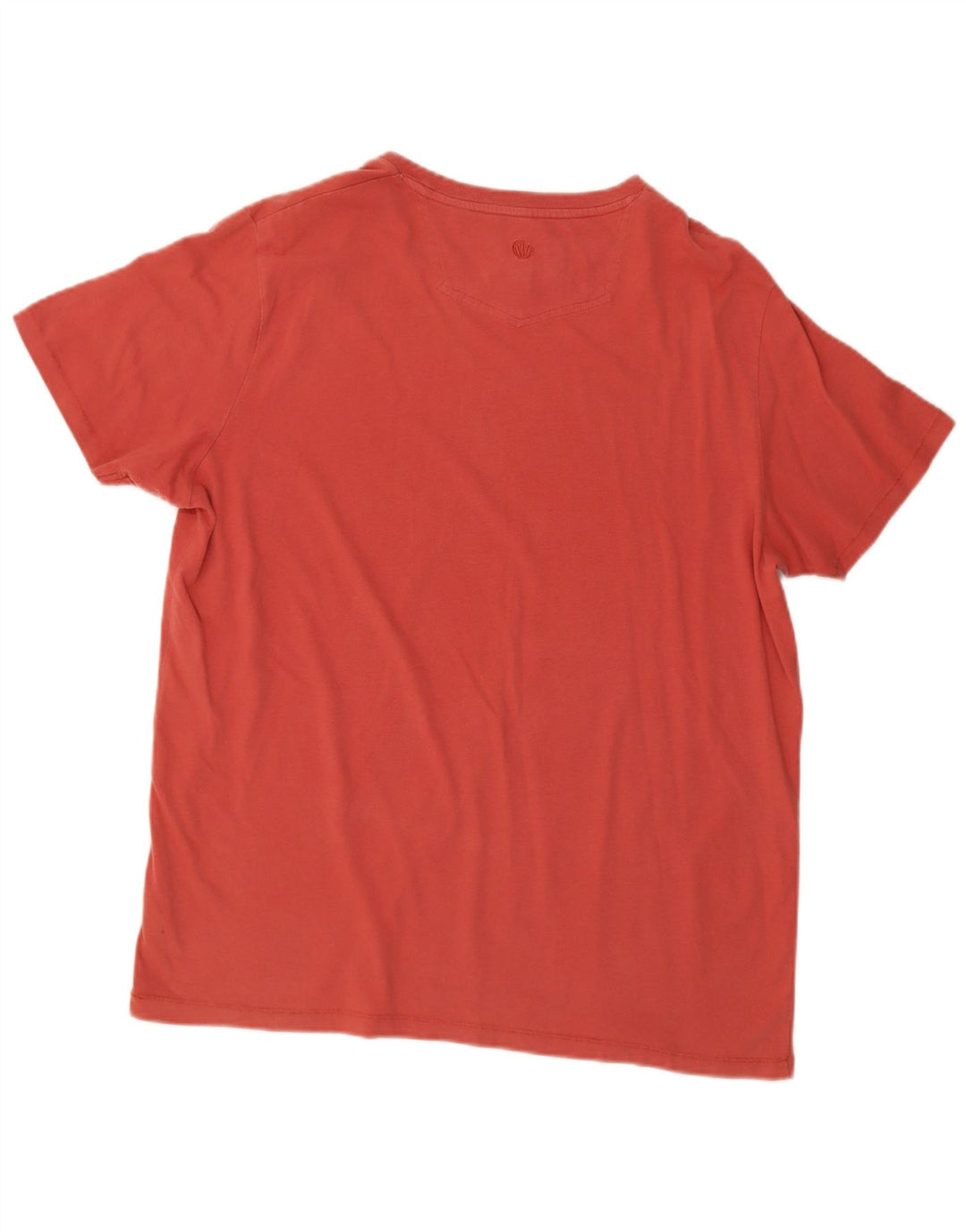 Męski T-shirt z grafiką Fat Face, duży, czerwony, bawełniany
