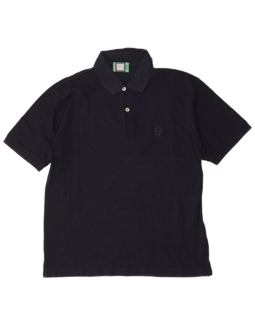 Męska koszulka polo SERGIO TACCHINI, średnia, granatowa, bawełniana