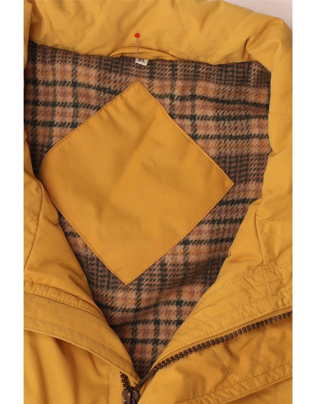 Męska kamizelka użytkowa Vintage UK 42 XL Żółty poliester