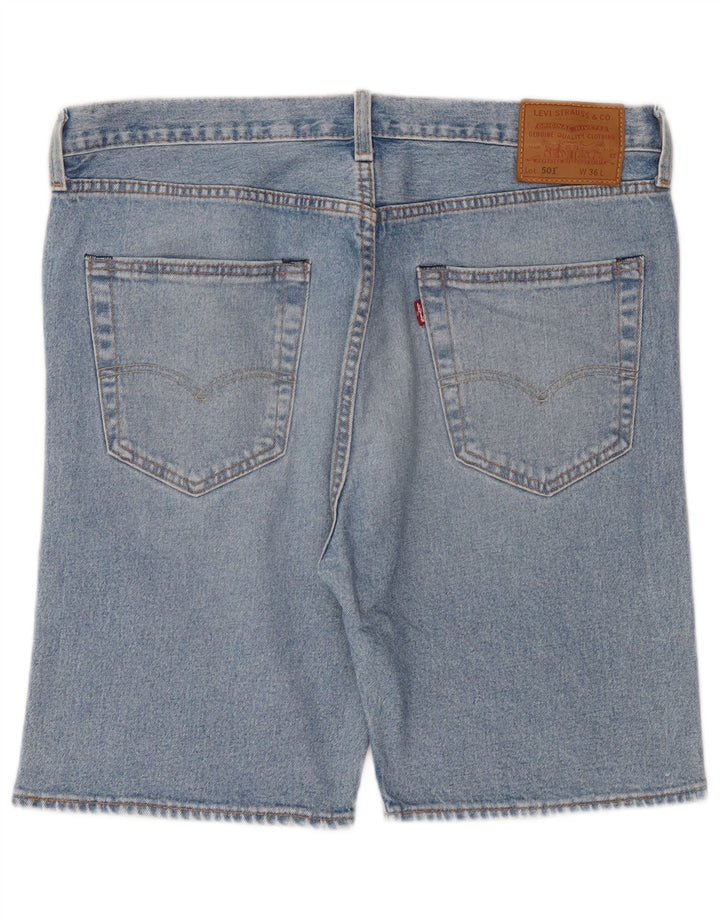 Męskie spodenki jeansowe Levi's 501 W36, duże, niebieskie, bawełniane
