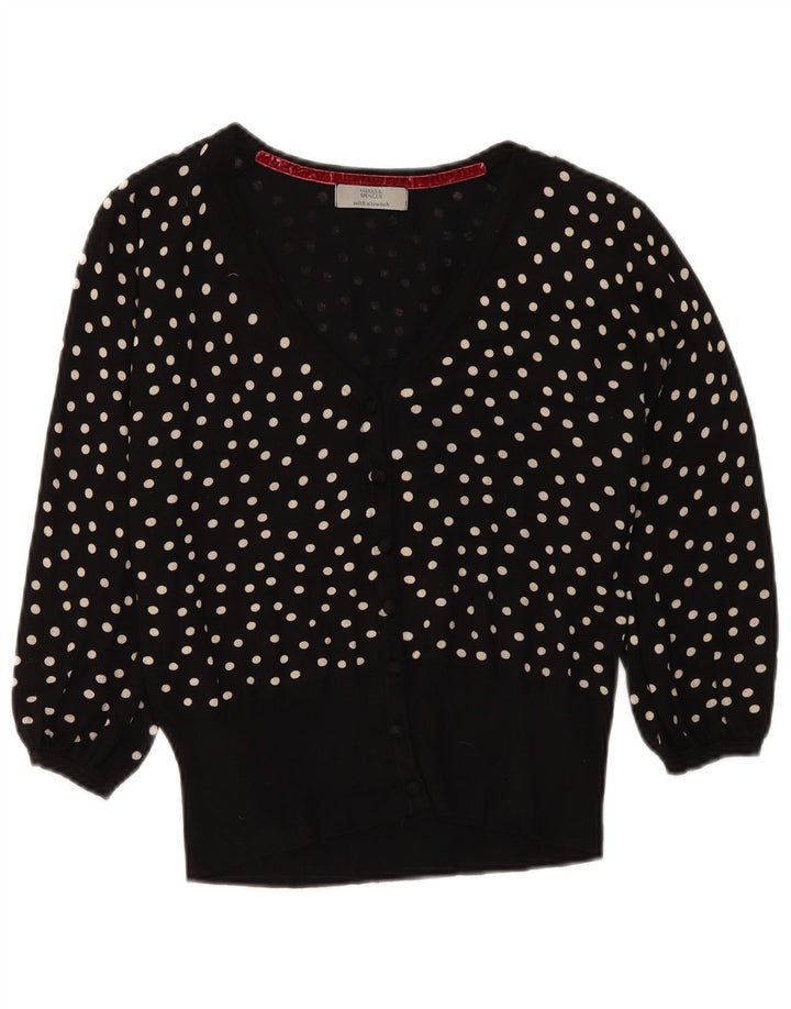 Sweter damski Marks & Spencer UK 14, średni czarny w cętki