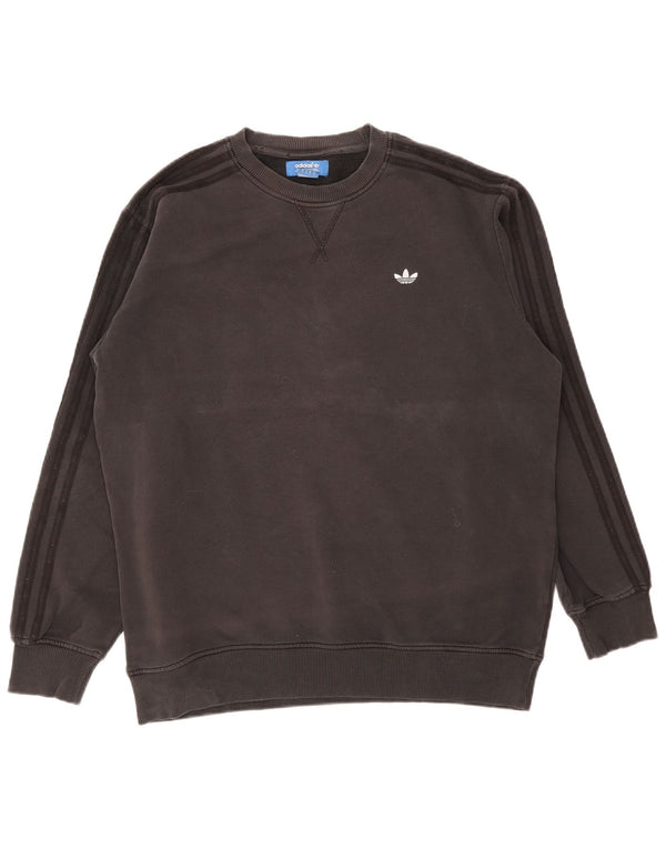 Bluza męska Adidas, duża, szara, bawełniana
