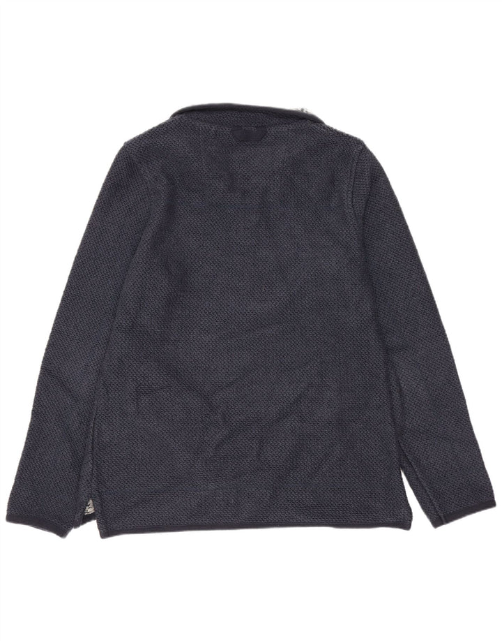 Sweter damski Weird Fish z zamkiem błyskawicznym, UK 12, średni granatowy, bawełniany