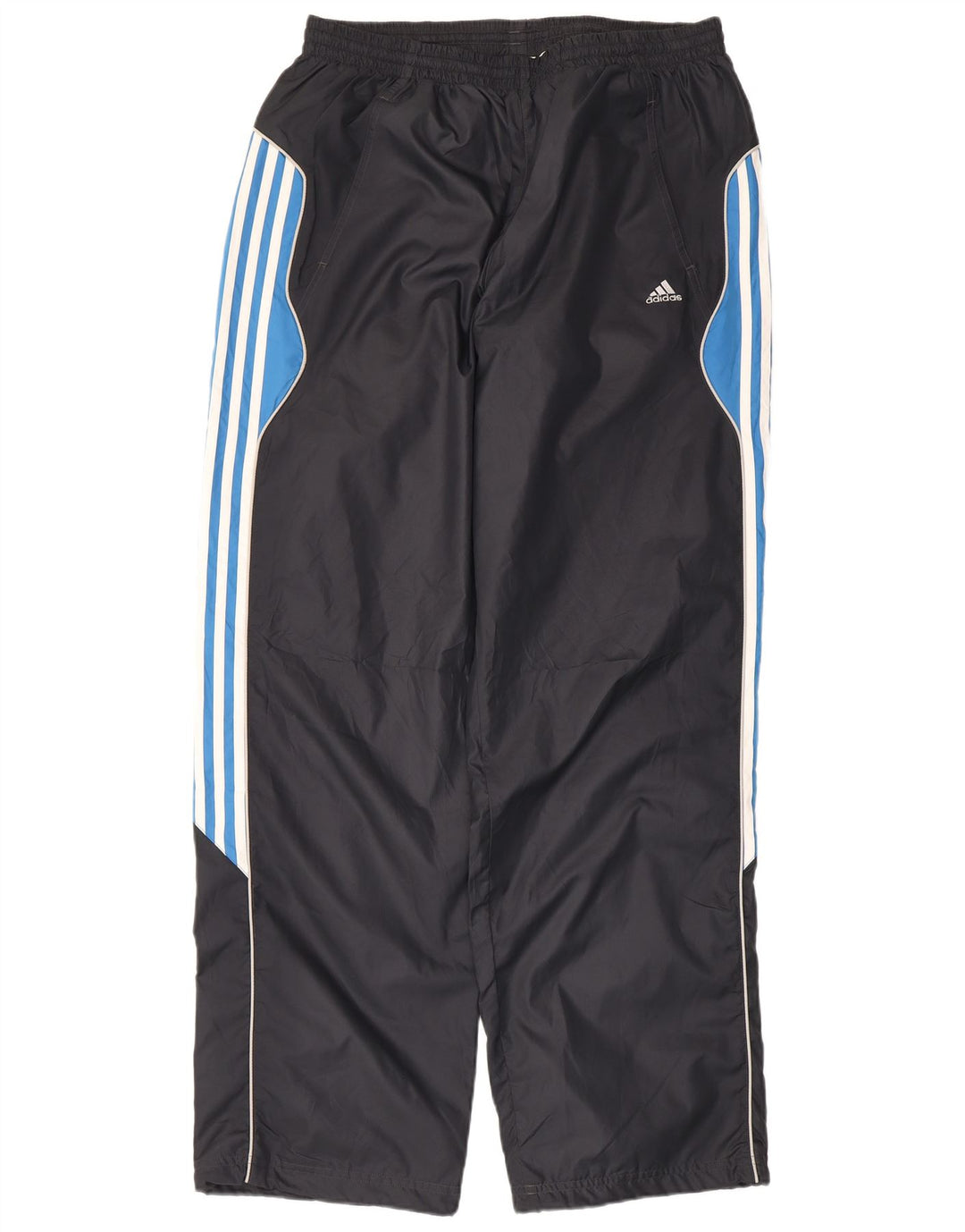 Męskie spodnie dresowe Adidas XL Szary poliester z blokami kolorów