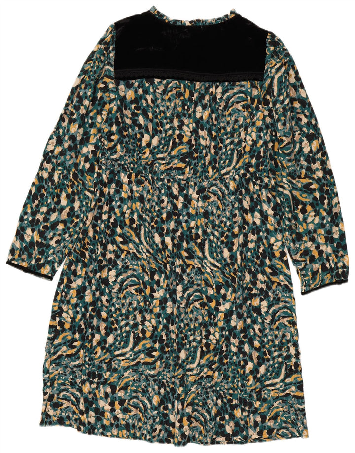 Damska sukienka Maxi Tea Monsoon UK 10, mała, wielobarwna, w kropki, artystyczna