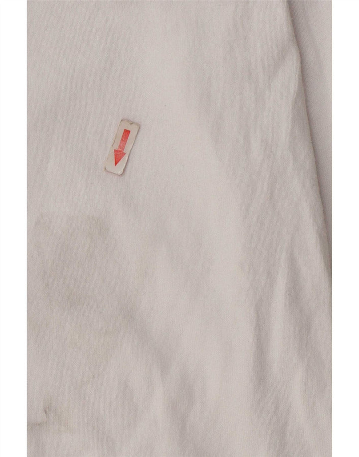 Marks & Spencer Damski sweter kardigan UK 14, średni, biały, bawełniany