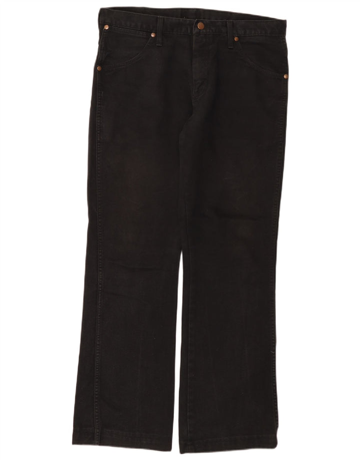 Męskie jeansy Wrangler Dayton Bootcut W33 L31, czarne, bawełniane