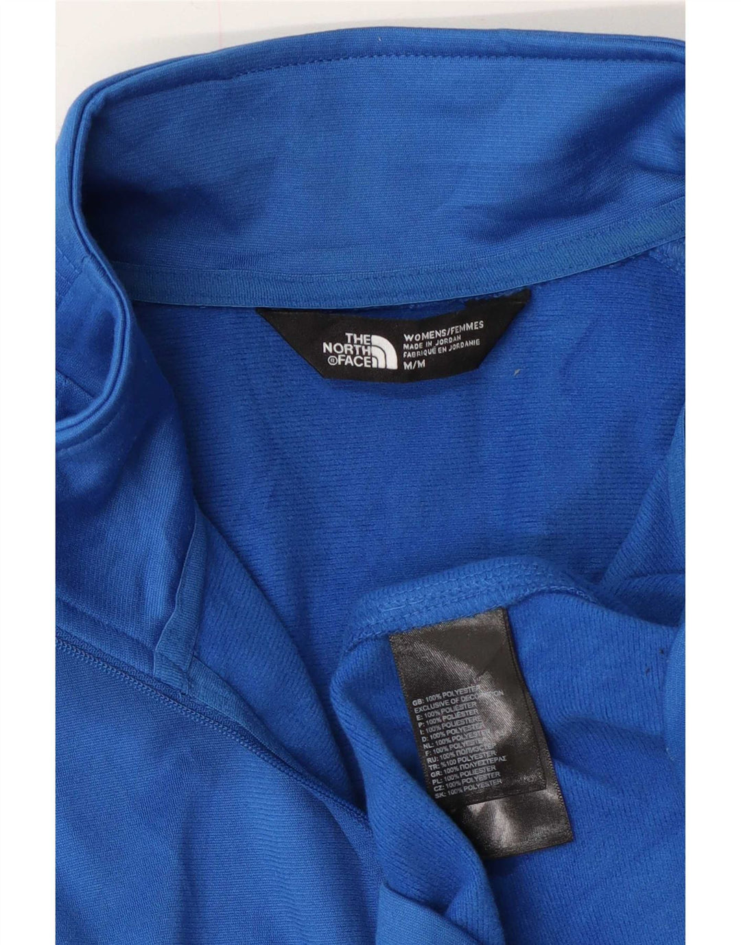 Damski dres The North Face z zamkiem błyskawicznym, UK 14, średni niebieski
