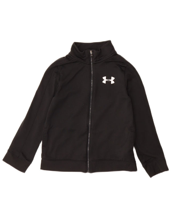 Dziewczęca bluza dresowa UNDER ARMOUR 7-8 lat, mała, czarna, poliester