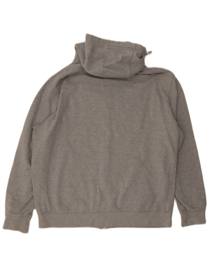 Męski sweter z kapturem i zamkiem błyskawicznym Nike XL, szara bawełna