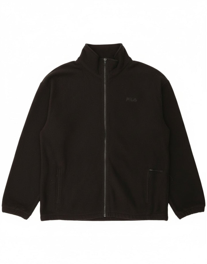 Męska kurtka polarowa Fila Liner UK 44 2XL Czarny poliester