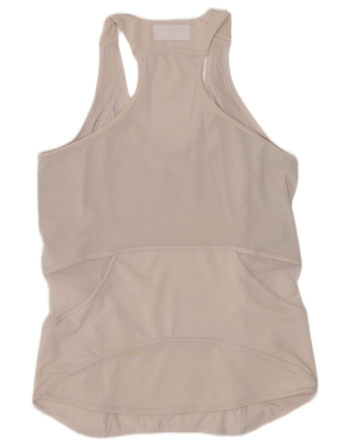 Adidas Damska Stella McCartney Graphic Vest Top IT 40 Mała Biała