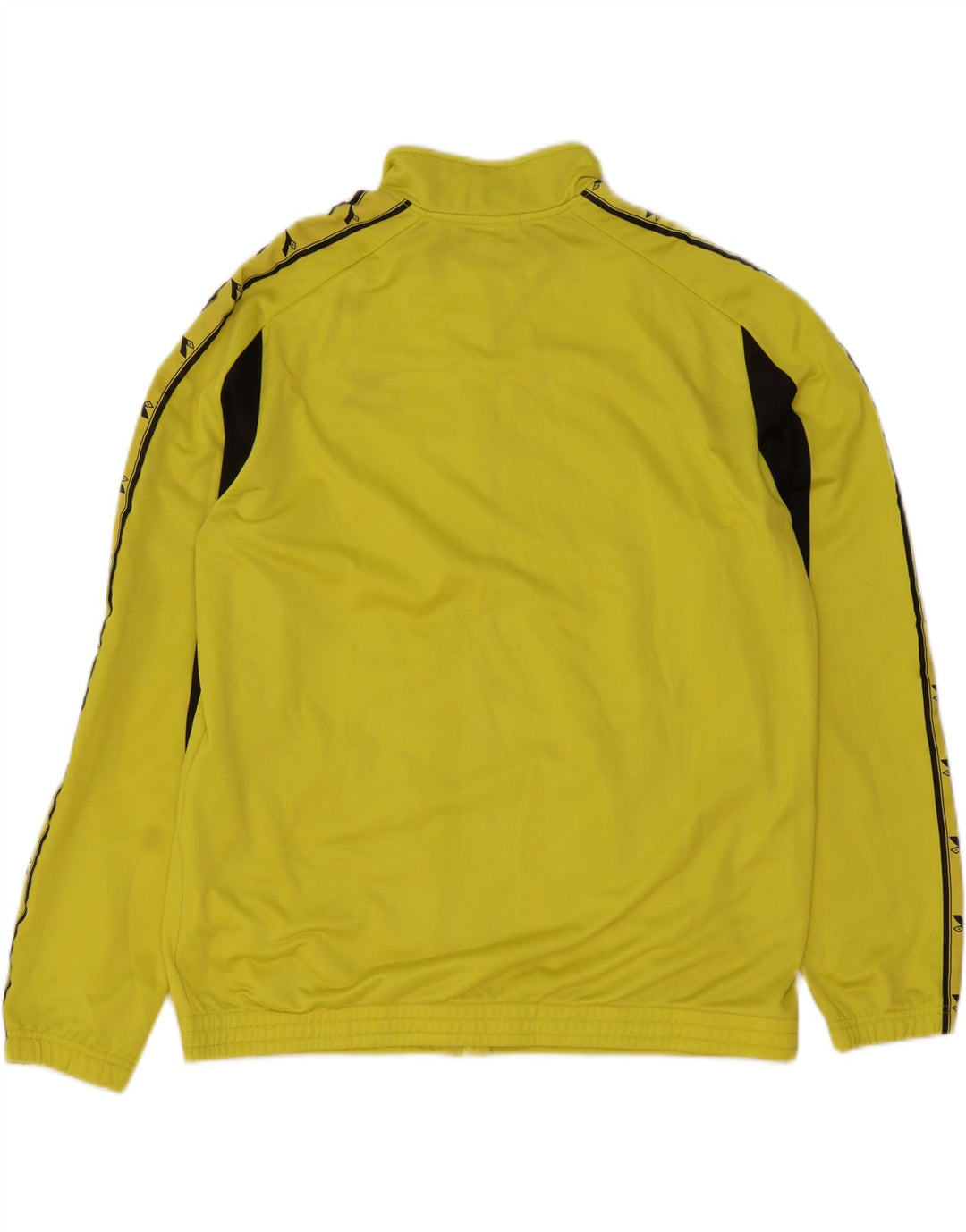Męska kurtka dresowa DIADORA z grafiką, 3XL, żółty poliester z blokami kolorów