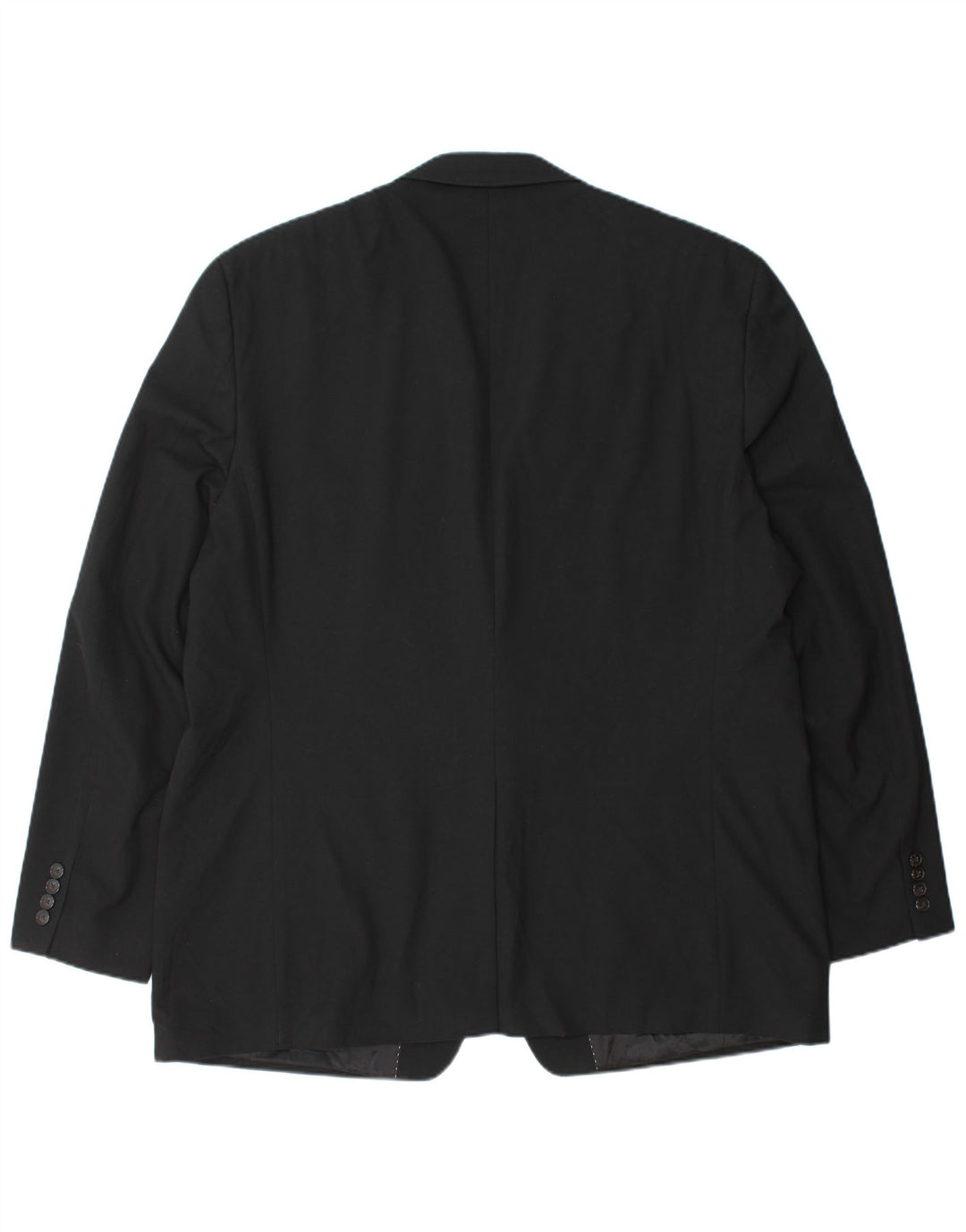 CHAPS Męska długa marynarka zapinana na 2 guziki UK 48 4XL Czarny poliester