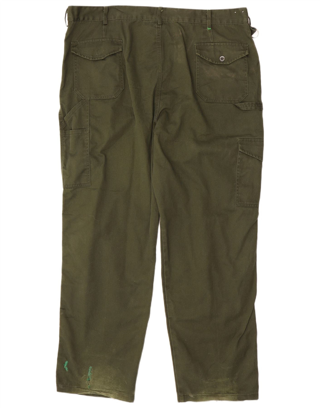 Męskie proste spodnie cargo Dickies W44 L31 Zielony poliester