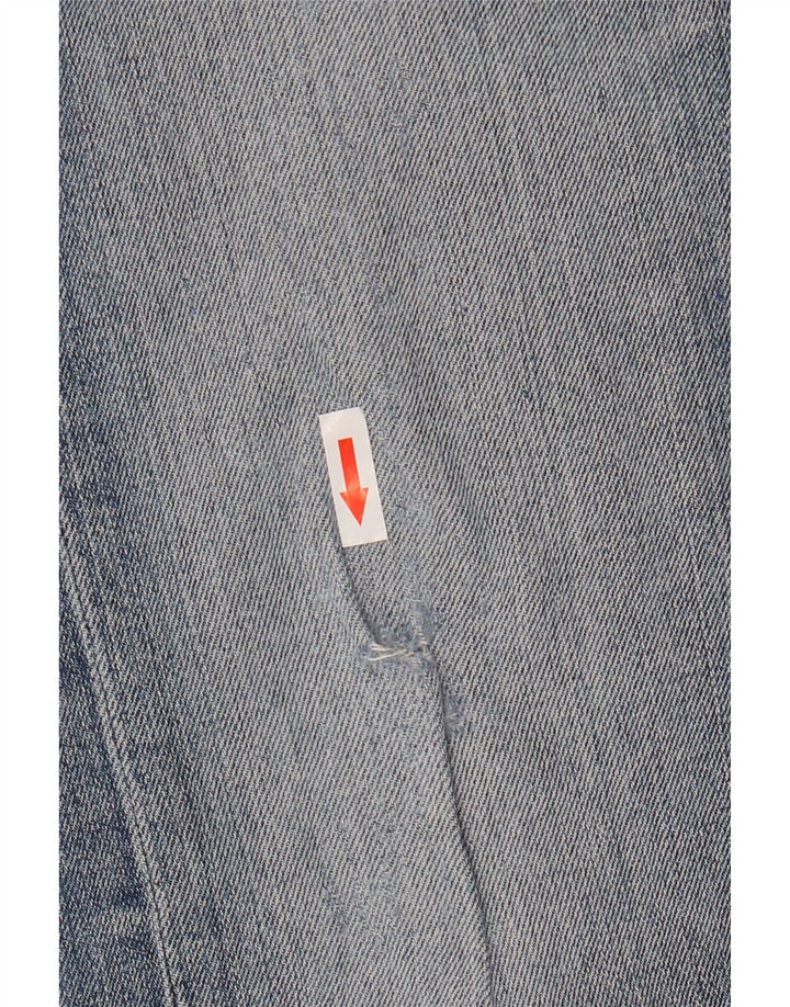 Damskie jeansy Lee Daren Straight W34 L30 Niebieskie bawełniane