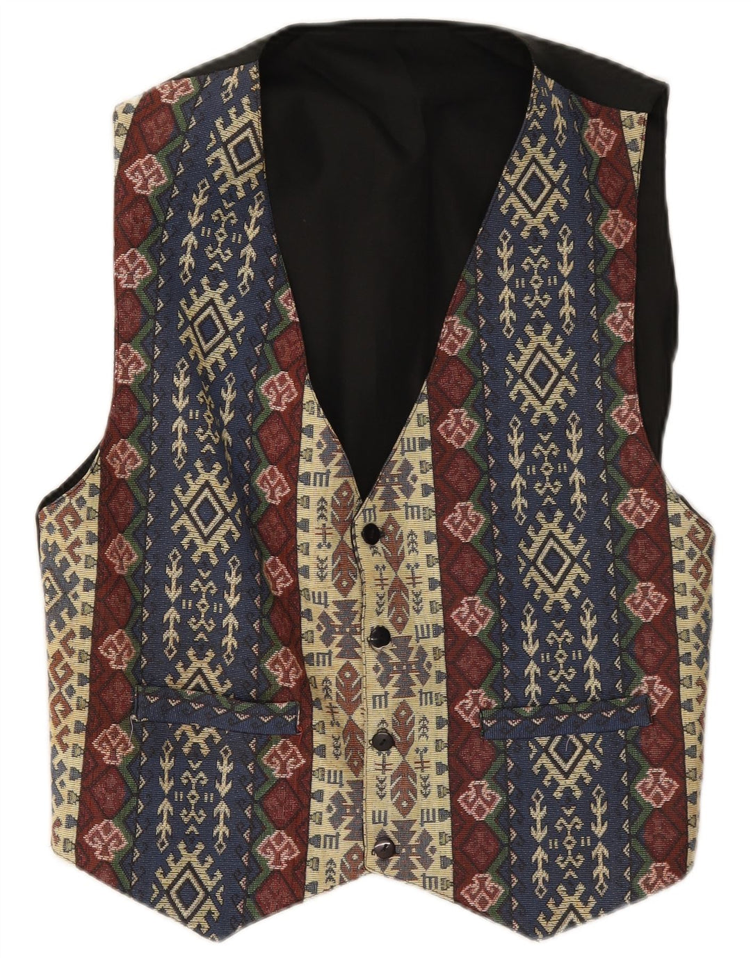 Vintage męska kamizelka XS wielokolorowa Fair Isle